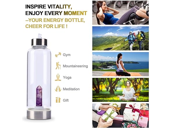 LCLUCKYLK 1pc crystal bottle