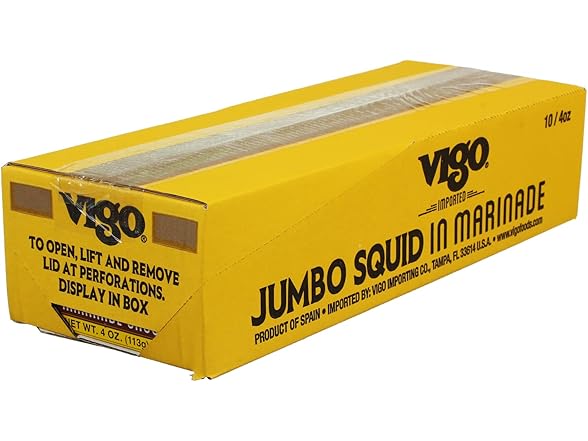 Vigo Premium Imported Canned Seafood, Jumbo Squid
