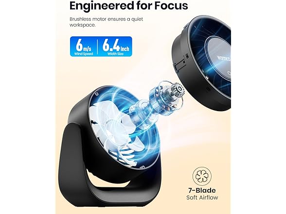 Warmco USB Desk Fan
