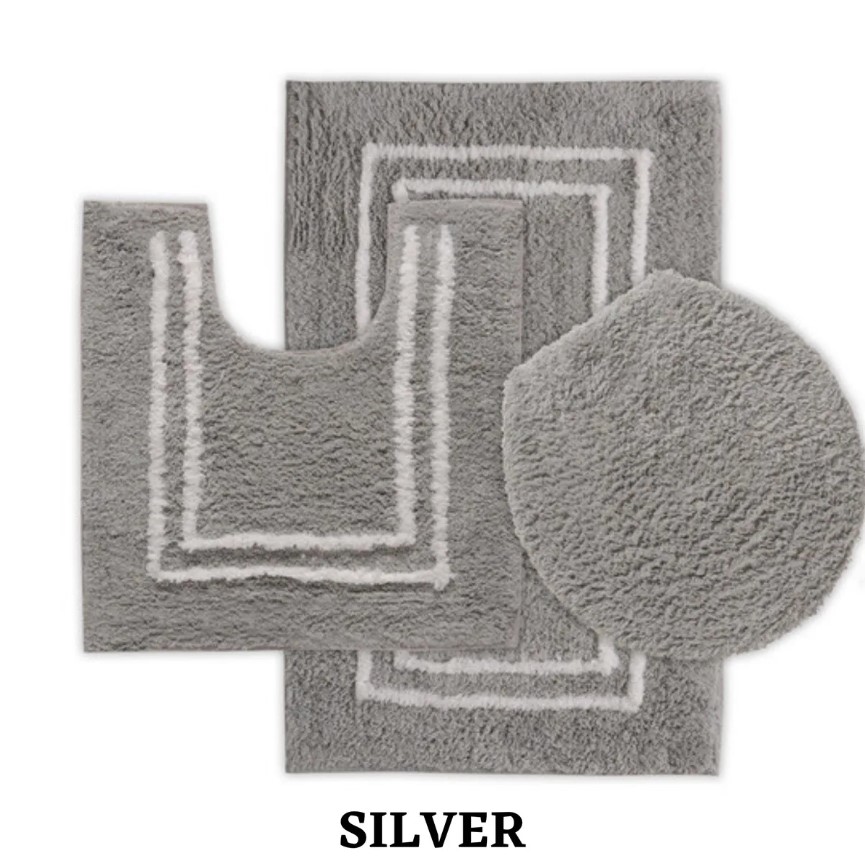 3-Piece Tufted Cotton Bath Rug Set - Gallery 12