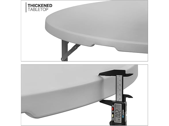 MoNiBloom 5.5Ft Round Folding Table