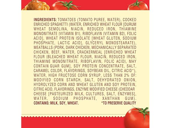 Chef Boyardee Spaghetti and Meatballs, 14.5 oz