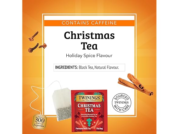 20CT Twinings Christmas Black Tea Individual Bags