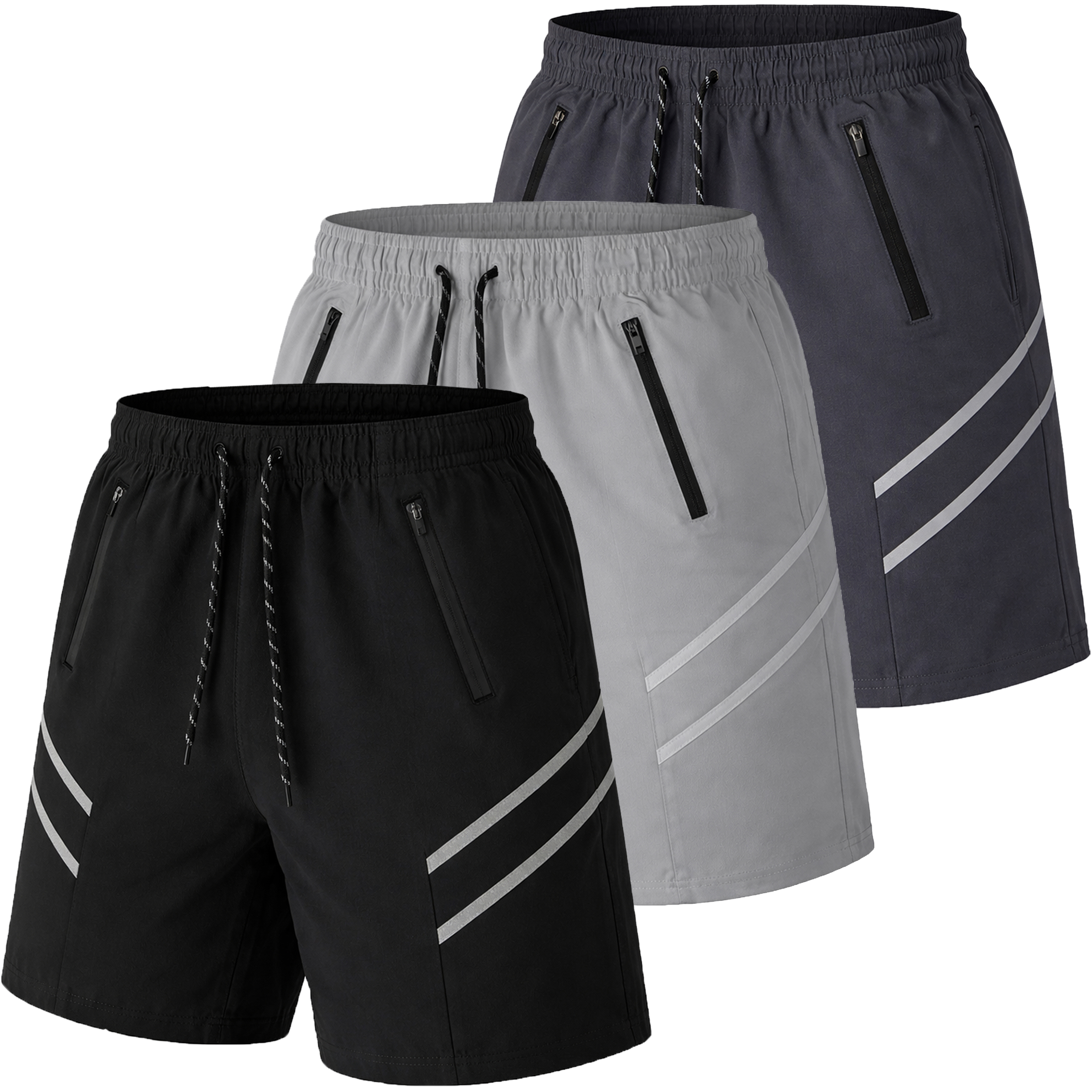Mens Training Shorts w/ Dual Trim (S-2XL) - Gallery 32