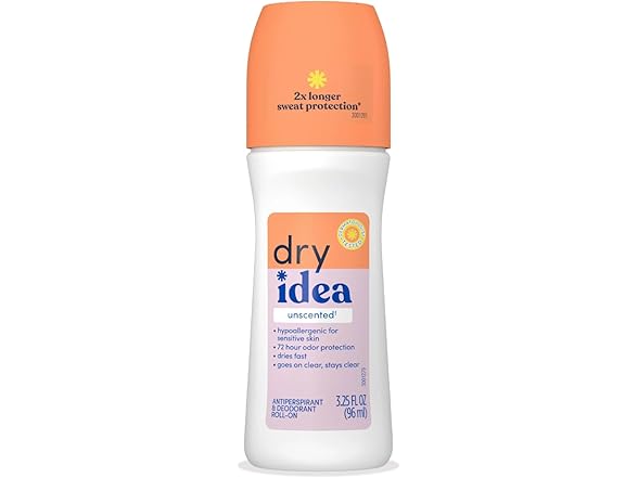 Dry Idea Dry Idea Unscented Roll-On 3.25oz (3pk)