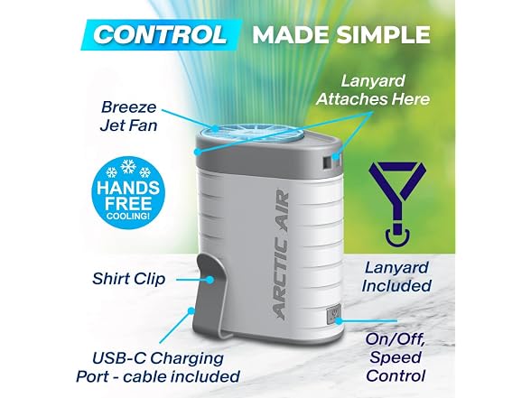 Arctic Air Breeze Jet Wearable Air