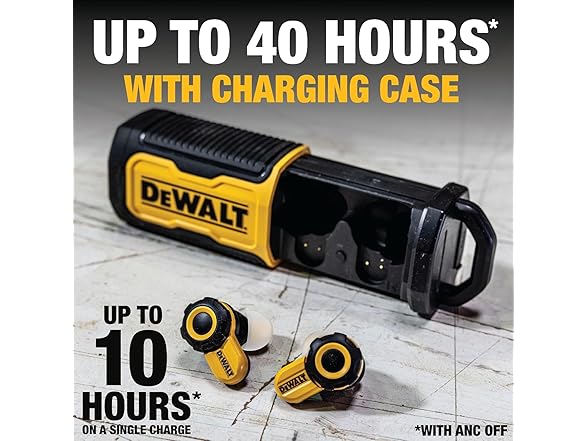 Dewalt 190 2097 DW2 Bluetooth Jobsite Earbuds