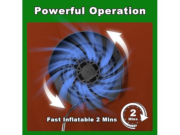 Popblow 6Ft Tall 8Ft Long Giant Inflatable Soccer Ball