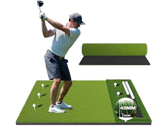 RIKADE Golf Hitting Mat for Backyard