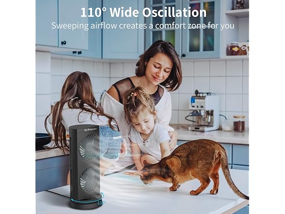 Dr. Prepare Personal Tower Fan Oscillating Fan
