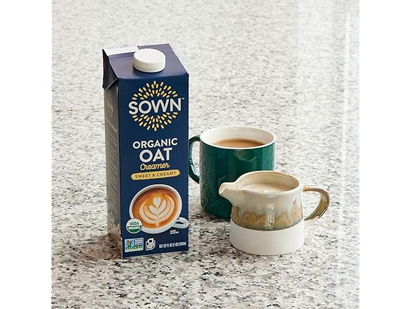 6PK SOWN Organic Oat Creamer Sweet & Creamy
