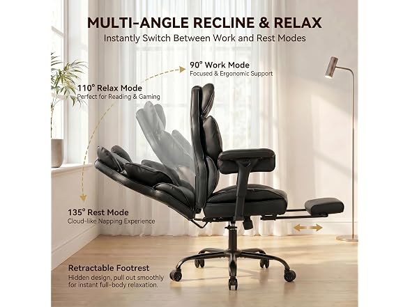 Big and Tall Gaming Office Chair 400lbs