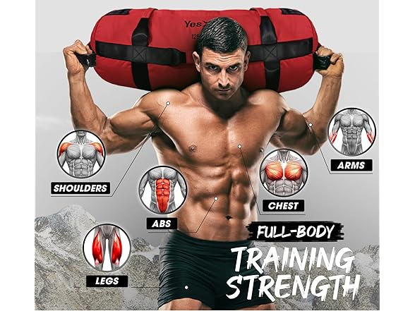 Yes4All Workout Sandbags Heavy Duty Large
