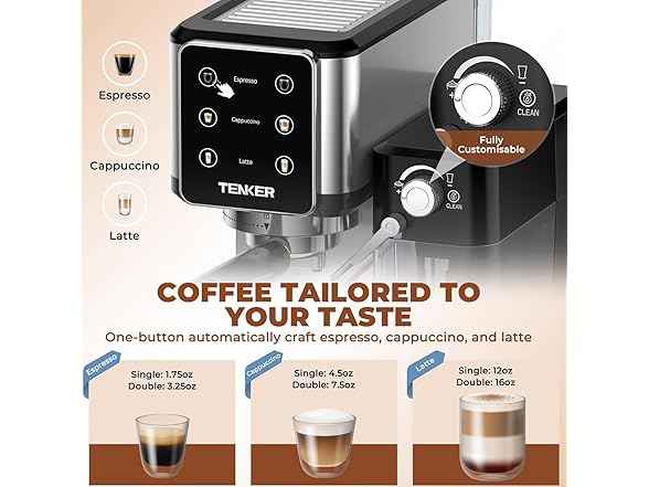 Espresso Machine 20 BarSilver