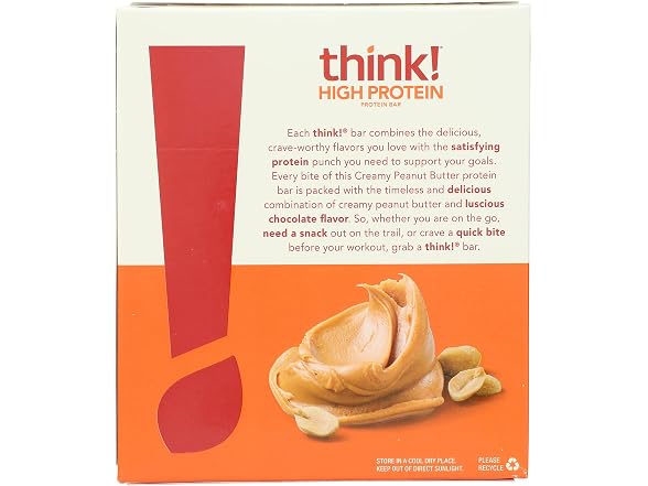 think! thinkThin Bar Creamy Peanut Butter,