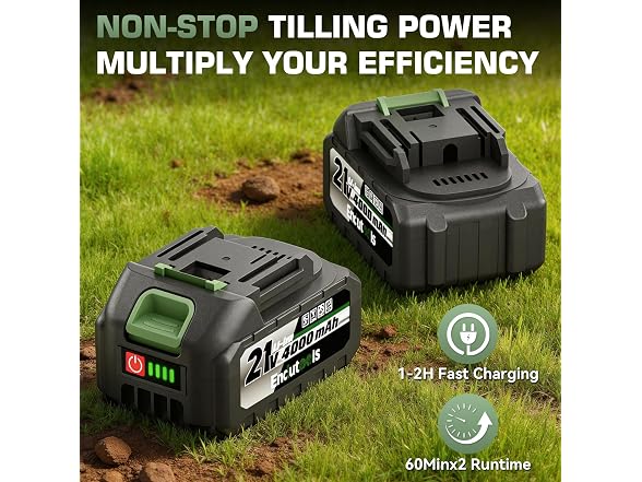 EnduTools Cordless Garden Tiller
