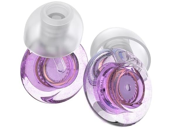 Ear Plugs for Concerts, 2 Pack High Fidelity Ear Plugs