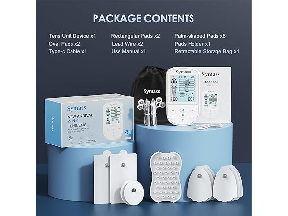Symass Unit Muscle Stimulator for Pain