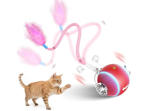 PANRIO Interactive Cat Toy Ball