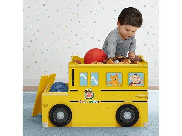 CoComelon School Bus Toy Box