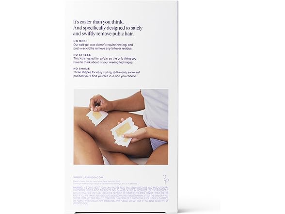 Flamingo Face & Pubic Wax Kit