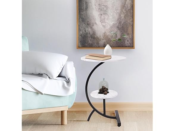 Howard Elliott Collection Tobin Drink Table Round White