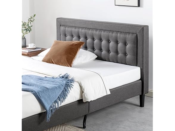 Zinus Dachelle Upholstered Platform Bed Frame