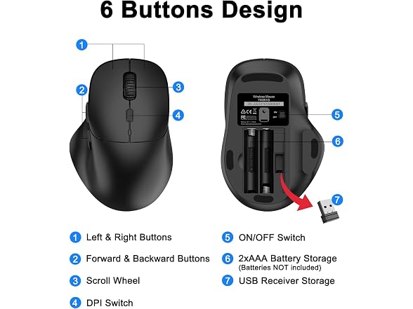 Wireless Keyboard and Mouse Combo