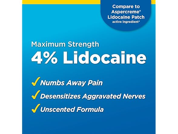 Amazon Basic Care Amazon Lidocaine Patches, 15ct
