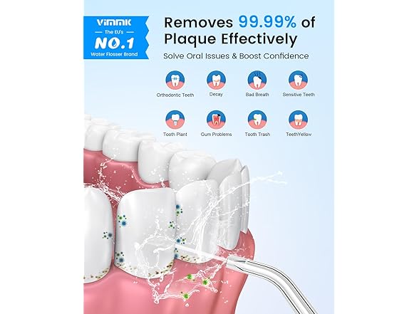 VIMMK Cordless Water Flosser