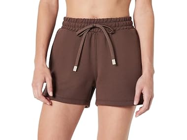 $7.99, Was $16.90, 52% Off! Amazon Essentials Womens Athletic 4in Shorts dealfomo