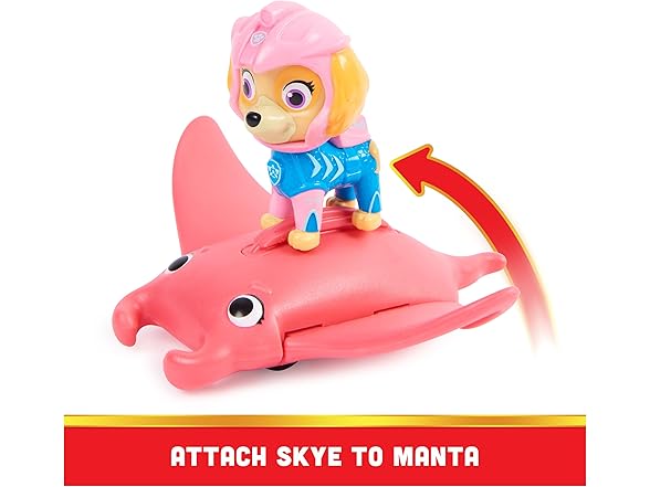 PAW Patrol, Aqua Pups Skye Figure Set