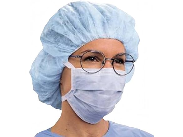 Halyard Pleated Fog-Free Face Masks, Pleated 50