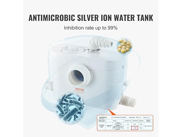 Macerator Pump, 700W, 9600 L/h Flow, 32.8 ft/10
