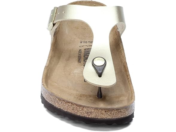 Birkenstock Women's Gizeh Birko-Flor Sandals Silver (35 EU)