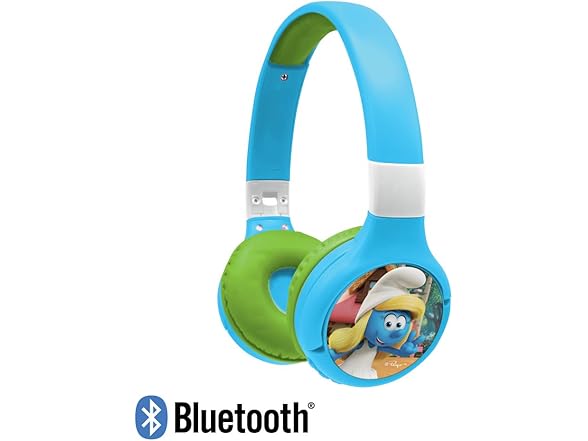 LEXiBOOK, The Smurfs, 2-in-1 Headphones