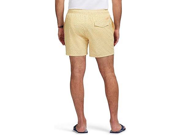 Izod Men Swim Trunks Swimsuit Lemon Meringue