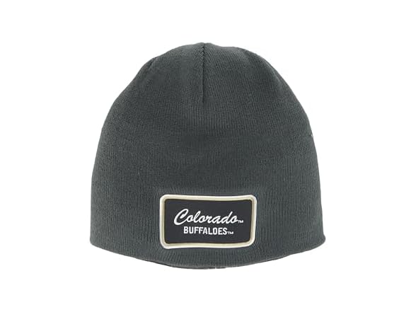 BUFFALOES Beanie Edge Patch Charcoal