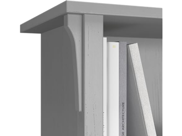 Bush Home Salinas 6 Cube Organizer in Cape Cod Gray