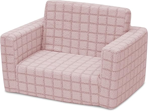 Delta Children Checkered Cozee Flip-Out Kids Chair