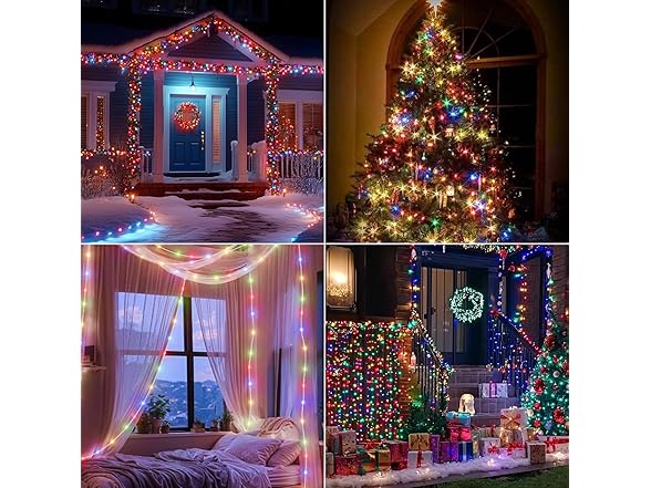 Multicolor Outdoor String Lights