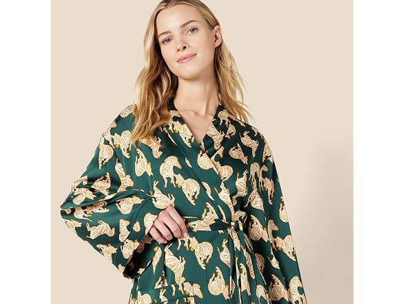 Amazon Essentials Women's Satin Sleep Robe
