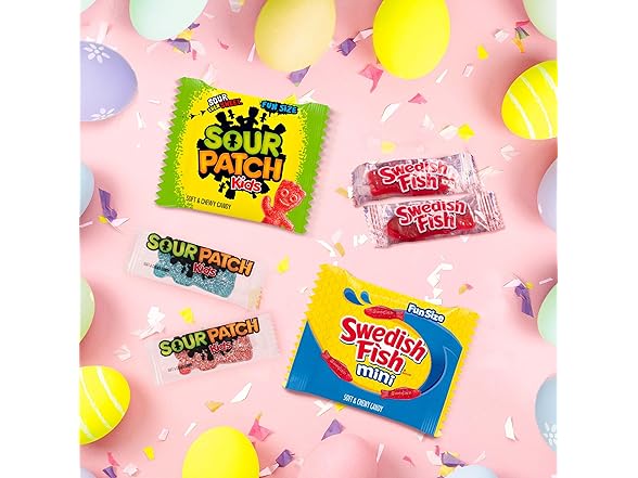 Sour Patch Kids Swedish Fish Mini 140PC 37.92 OZ