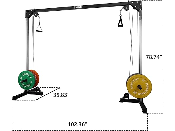 Signature Fitness Cable Crossover Machine