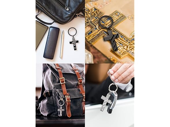 WENTIYA Father's Day Cross Keychain