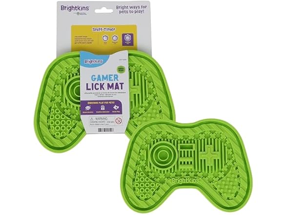 Brightkins Gamer Lick Mat - Mental Stimulation