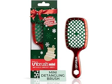 $4.99, Was $8.96, 44% Off! UNbrush Mini Holiday Hair Brush for Pain dealfomo