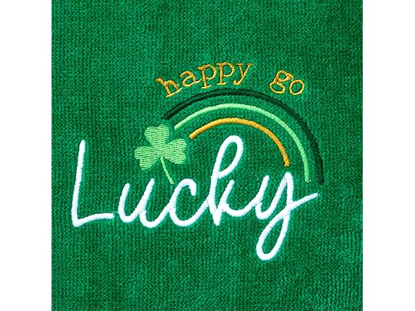 SKL Home St. Patrick's Day Happy Go Lucky 100% Cotton