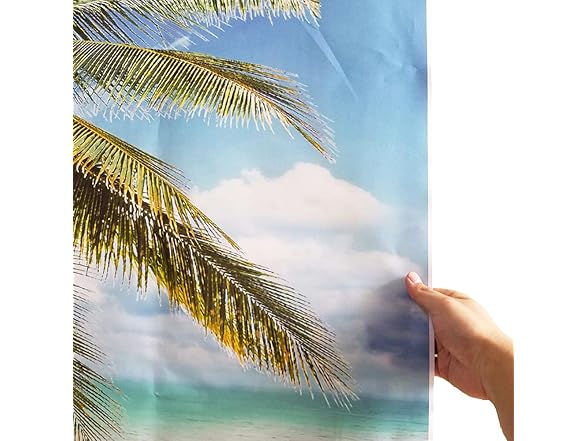 FiVan Backdrop for Summer Pictures 8x6ft Palm