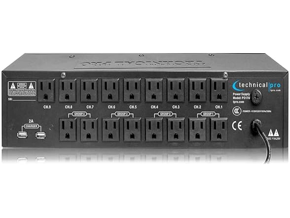 17-Outlet Rack Mount Power Supply
